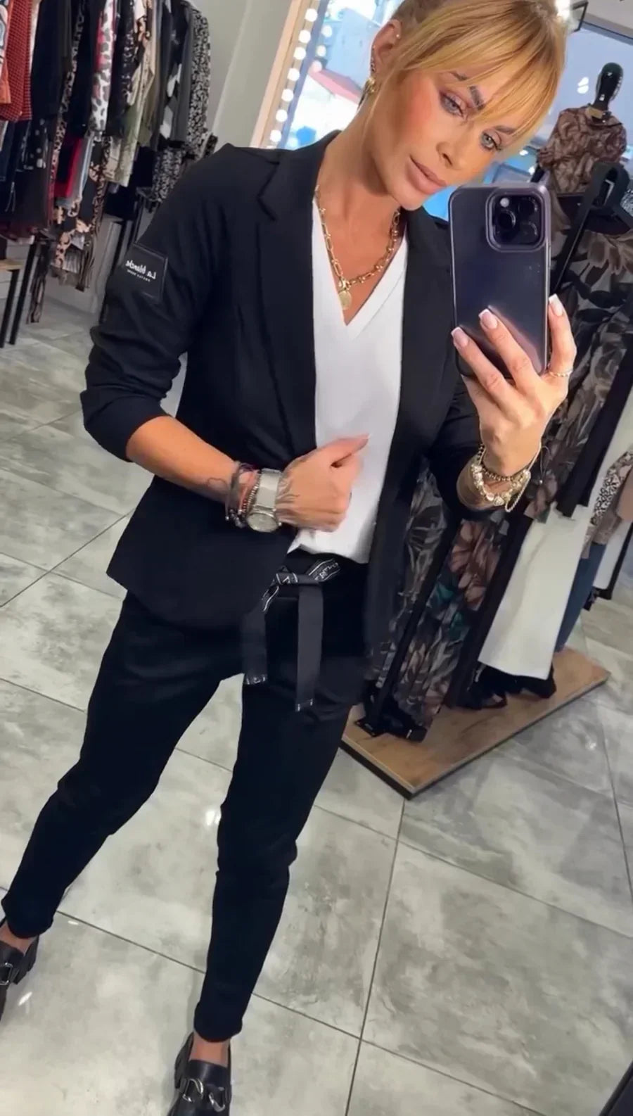 Lauren™ | Elegancki Zestaw Żakietu i Spodni