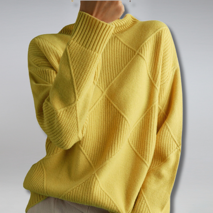 Elena™ | Sweter Premium z Kołnierzem
