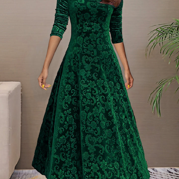 Aneta | Sukienka Elegancji Aksamitnej na Wakacje