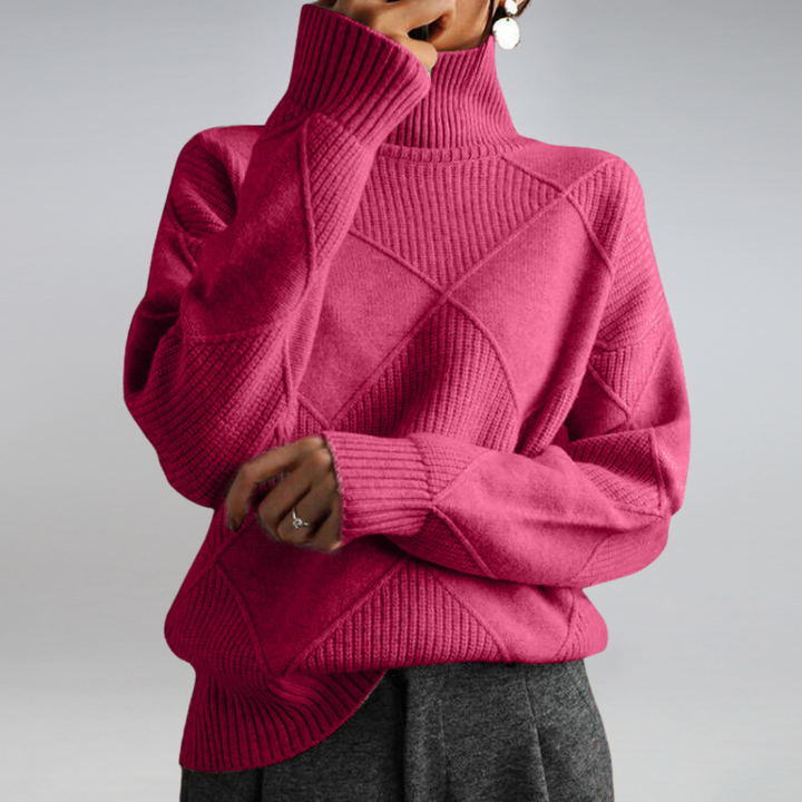 Elena™ | Sweter Premium z Kołnierzem