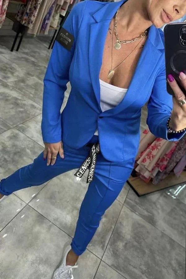Lauren™ | Elegancki Zestaw Żakietu i Spodni