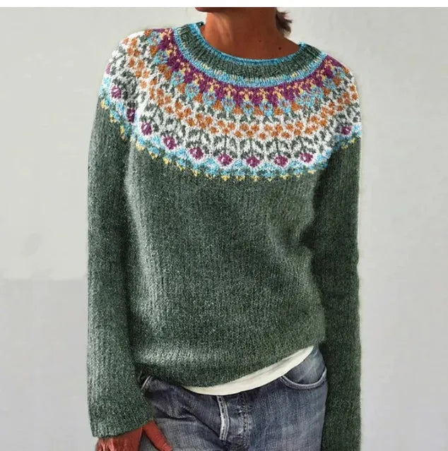 SOLÈNE™ | Sweter Skandynawski