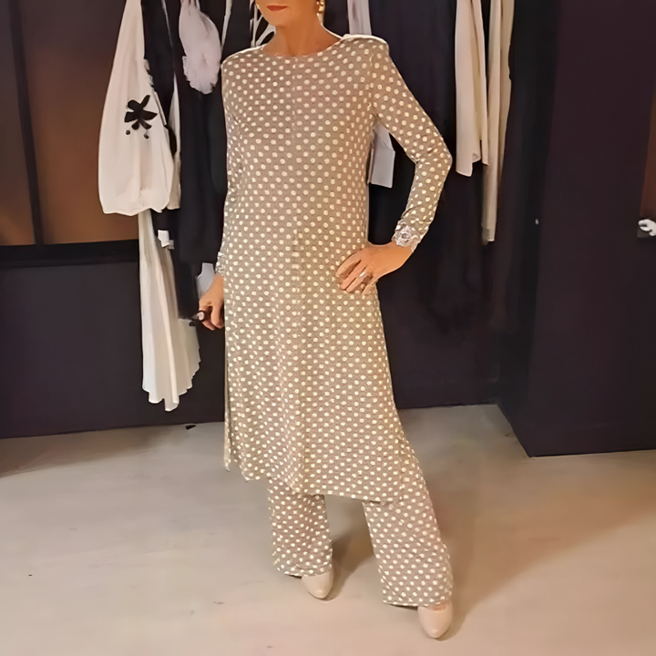 Jeanne™ | Zestaw Dwu Częściowy z Radosnymi Groszkami