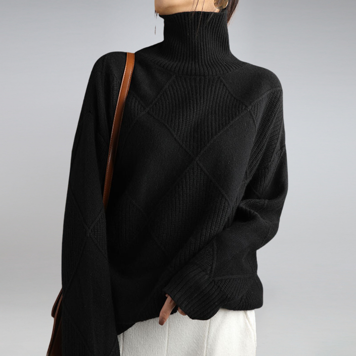 Elena™ | Sweter Premium z Kołnierzem