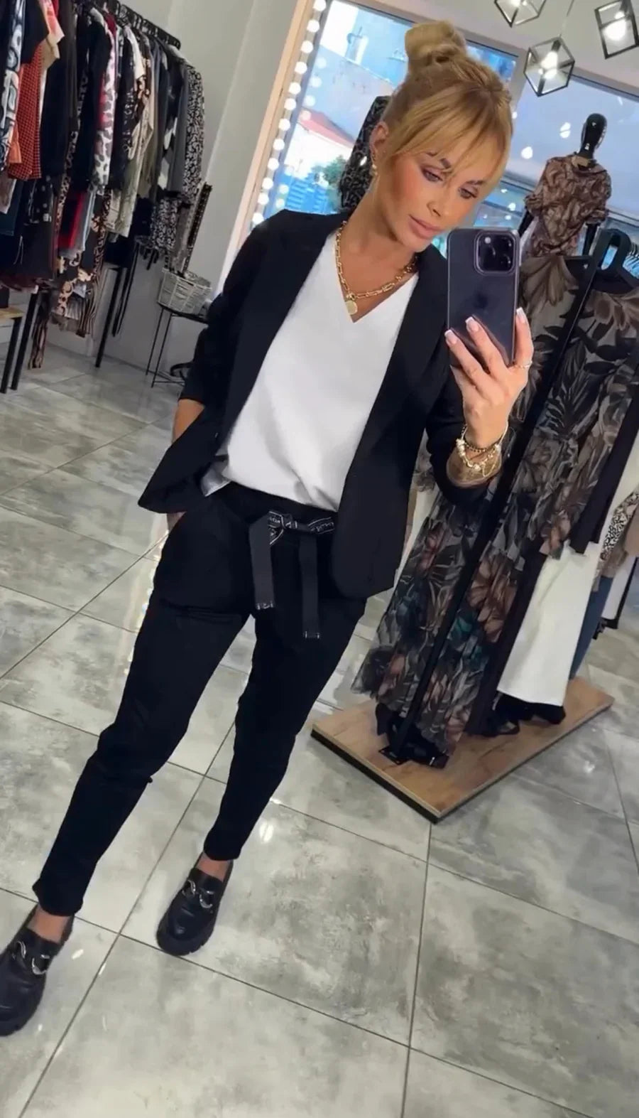 Lauren™ | Elegancki Zestaw Żakietu i Spodni