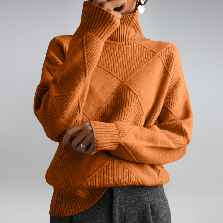 Elena™ | Sweter Premium z Kołnierzem
