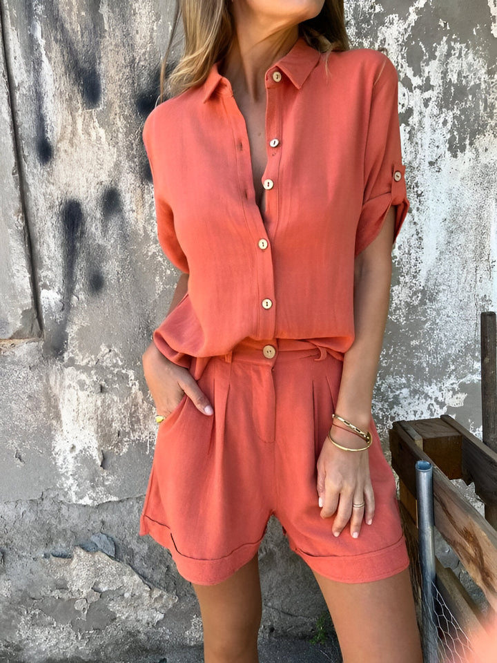 Linnea™ | Lekki zestaw lniany