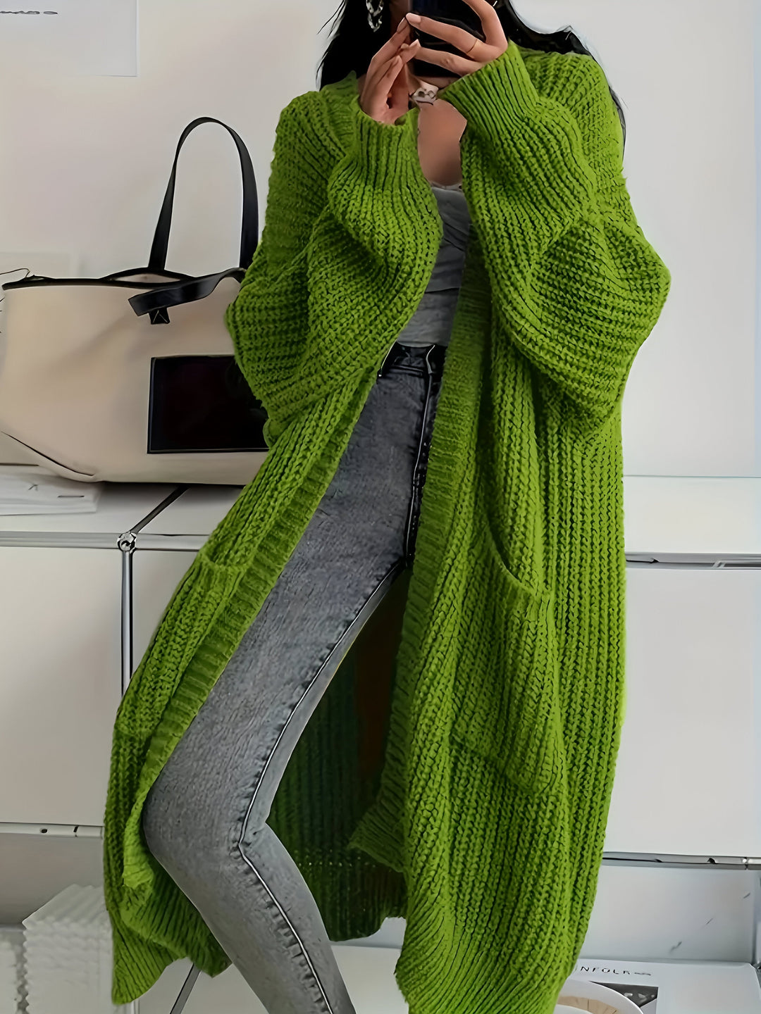 Noeline™ | Sweter Z Dzianiny
