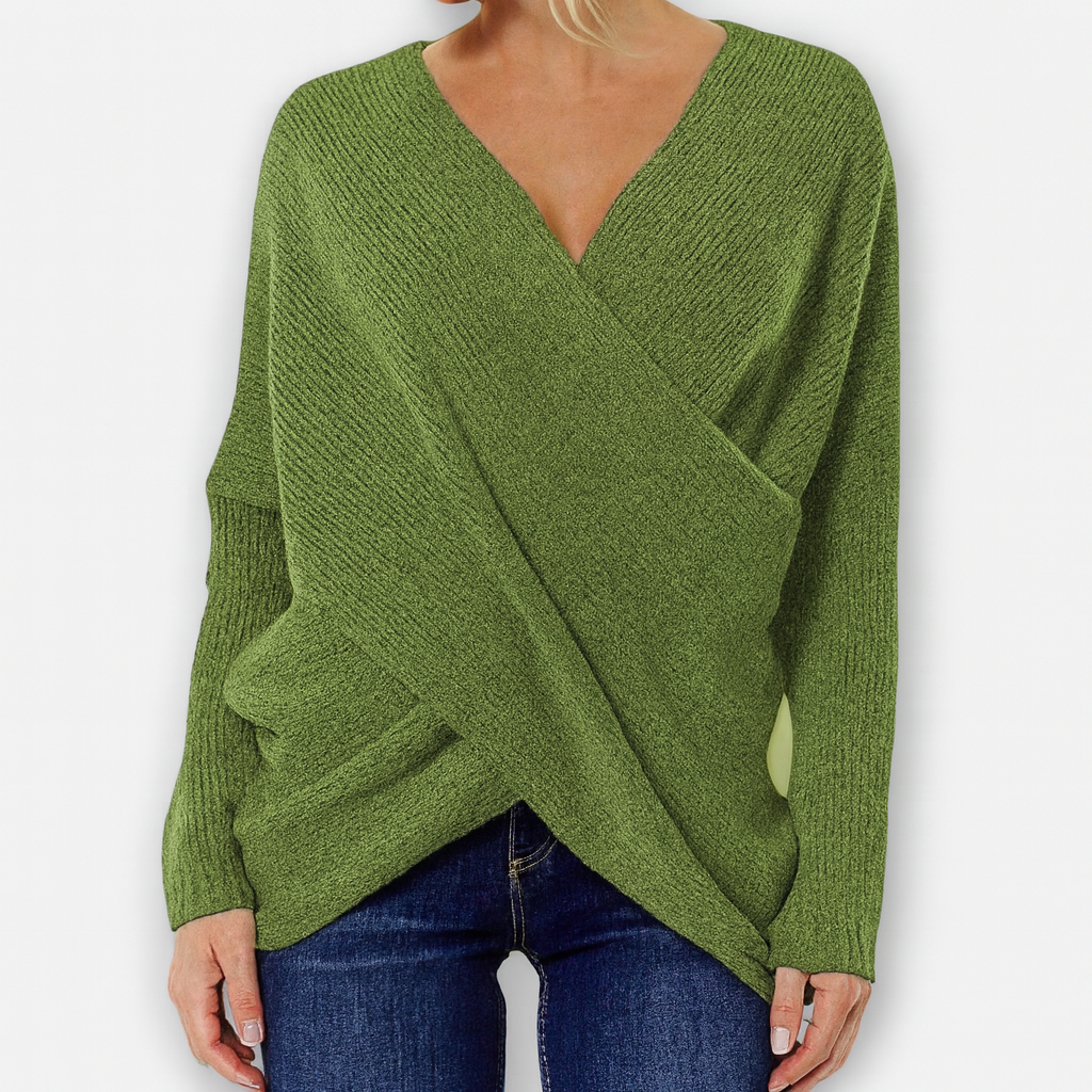 Strikket cardigan – Elegant grøn komfort