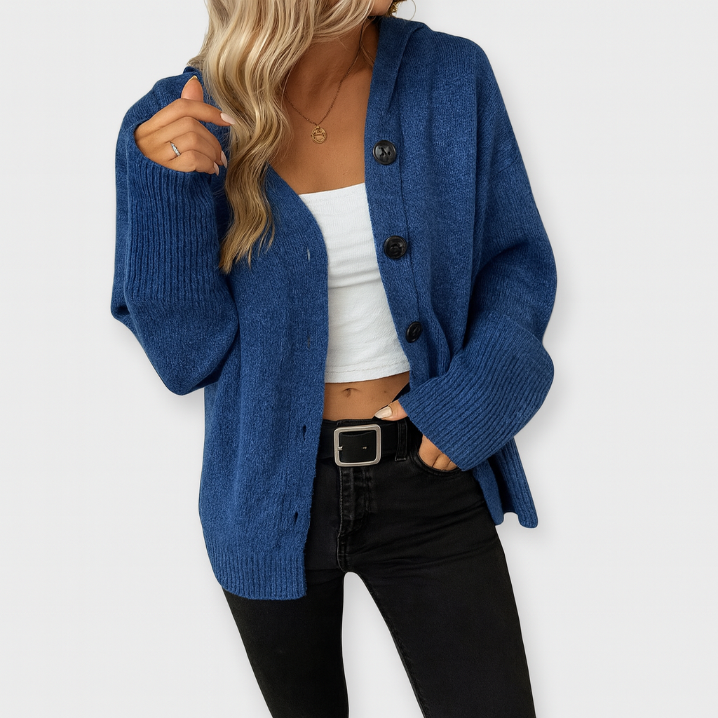 Hyggelig cardigan med knapper – Afslappet & Smart