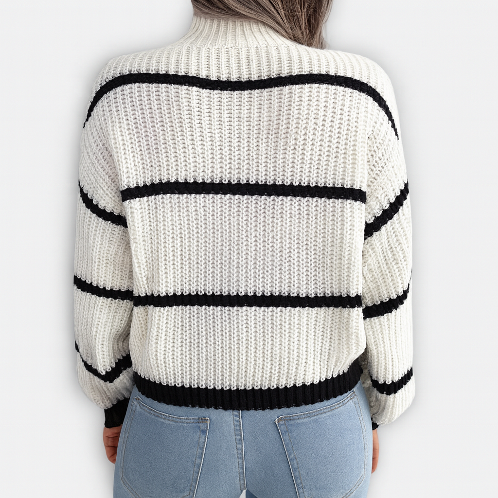 Elegant rullekrave sweater – Luksuriøs rullekrave for uovertruffen varme