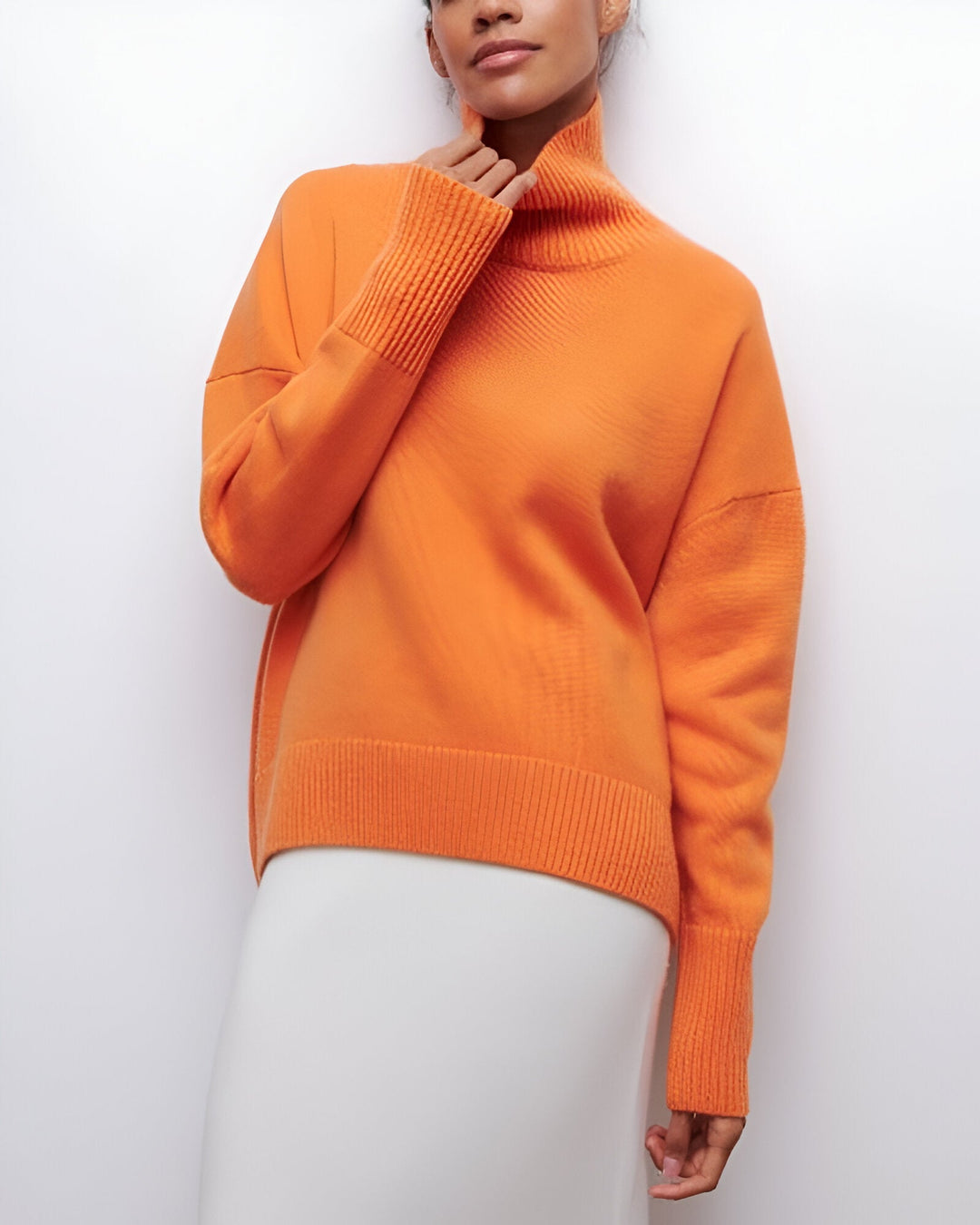 Liora™ | Sweter z Golfem w Luźnym Kroju