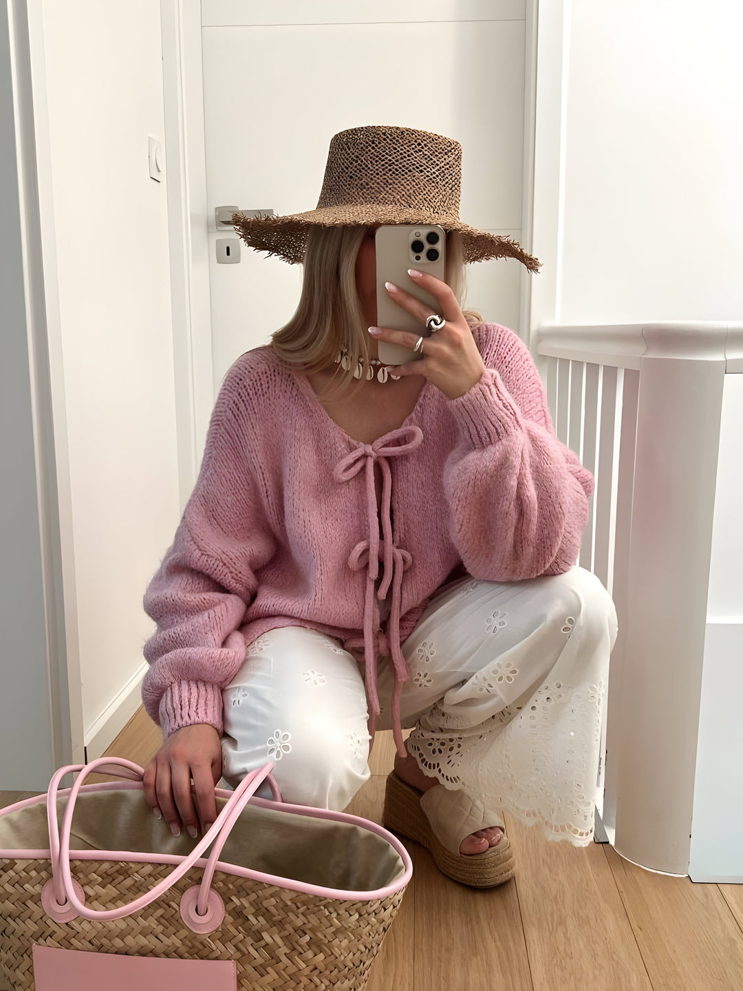 Lilly™ | Sweter Robiony na Drutach