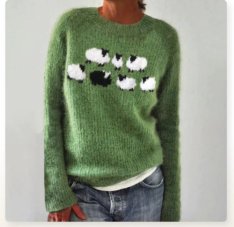 SOLÈNE™ | Sweter Skandynawski
