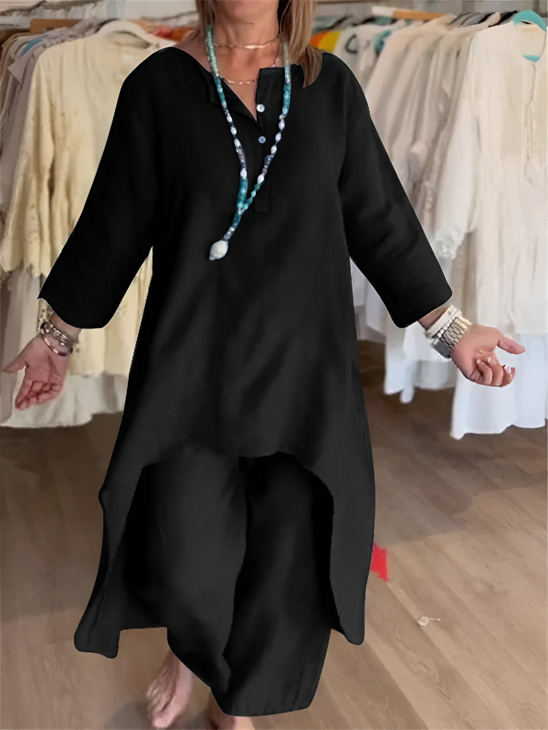Mirelle™ | Letni zestaw z lekkiej mieszanki bawełny