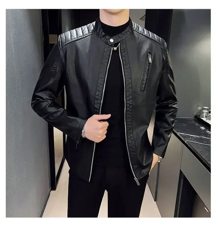 Adrian™ | Elegancka Skórzana Kurtka