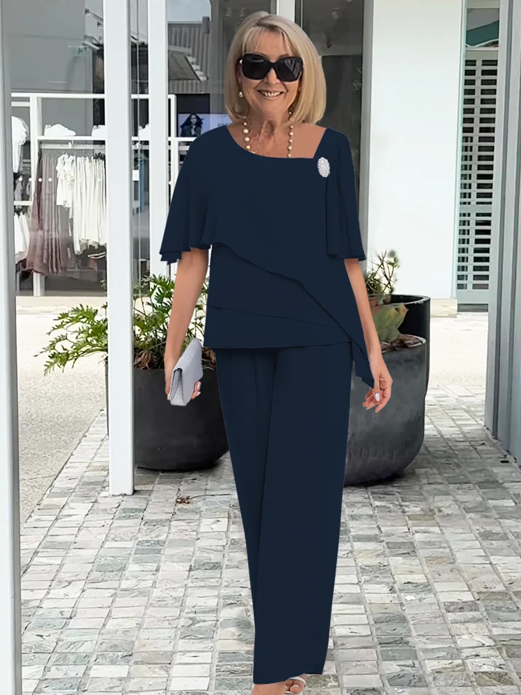 Amore™ | Modny zestaw dwuczęściowy z Chiffon