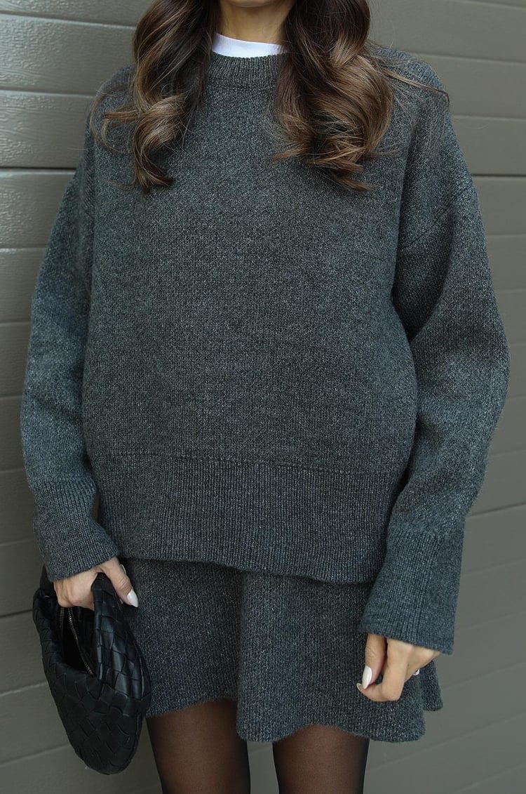 Chantal™ | Uniwersalny zestaw sweter i spódnica