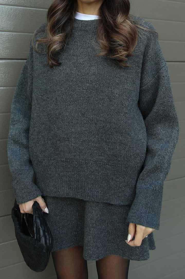 Chantal™ | Uniwersalny zestaw sweter i spódnica
