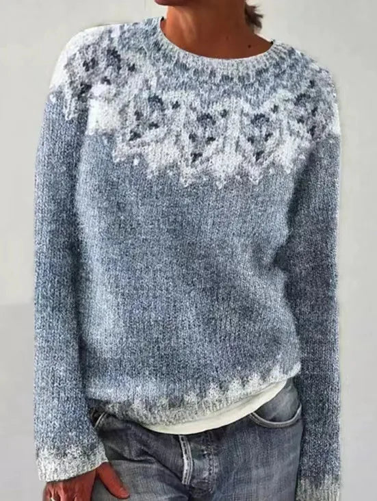 SOLÈNE™ | Sweter Skandynawski