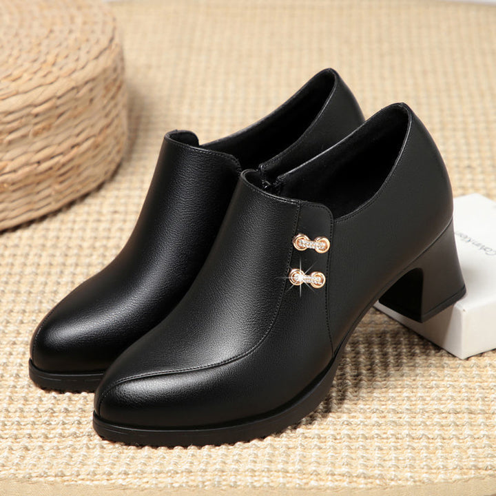 Damskie buty z prawdziwej skóry