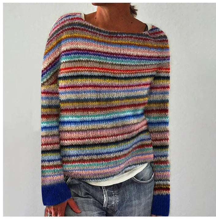 SOLÈNE™ | Sweter Skandynawski