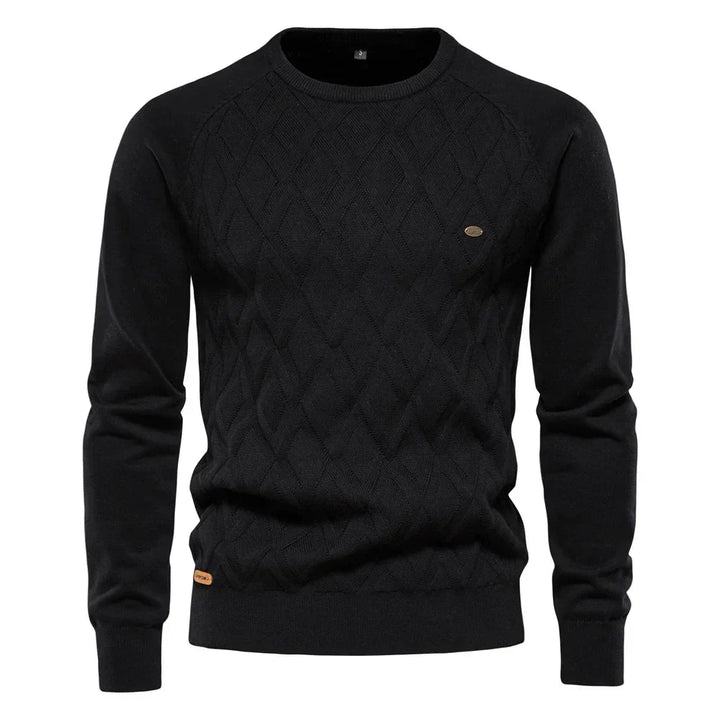 Daniel | Męski Sweter w Kratę