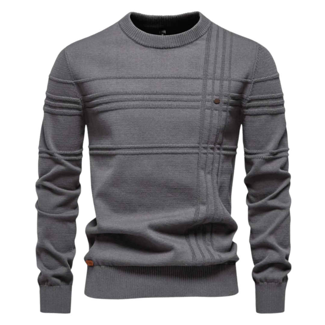 Gabriel | Sweter z wzorem w romby