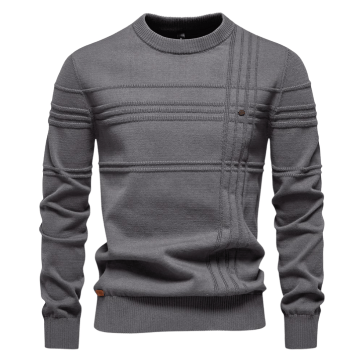 Gabriel | Sweter z wzorem w romby