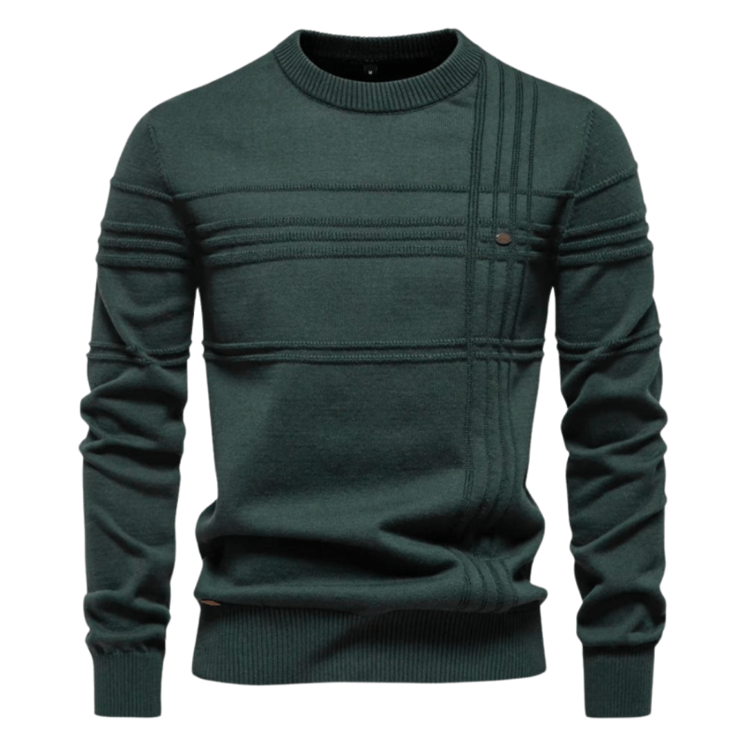 Gabriel | Sweter z wzorem w romby